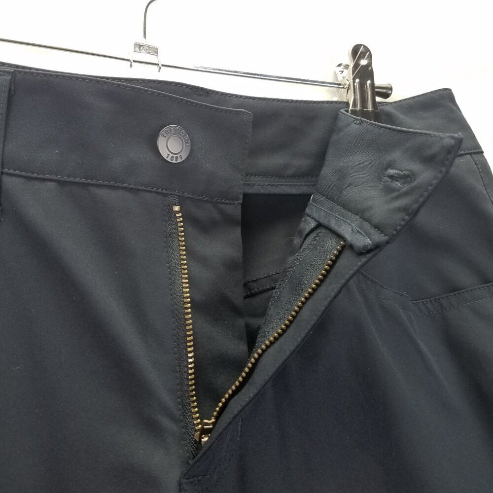 Tretorn Cropped Cuffed Pants Women's 4 Lightweight Pedal Pushers Golf Black NEW - Picture 4 of 16